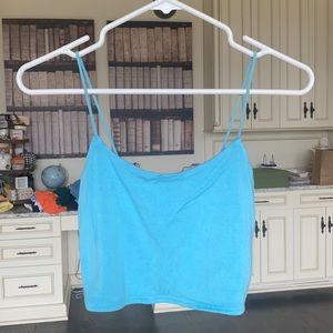 pacsun blue tank top
